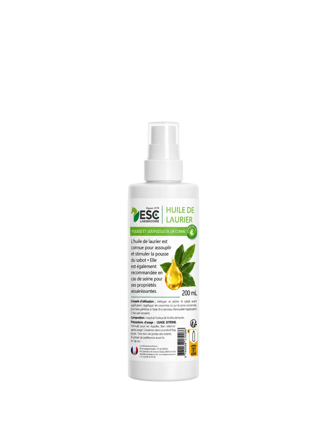 Huile de laurier ESC Laboratoire