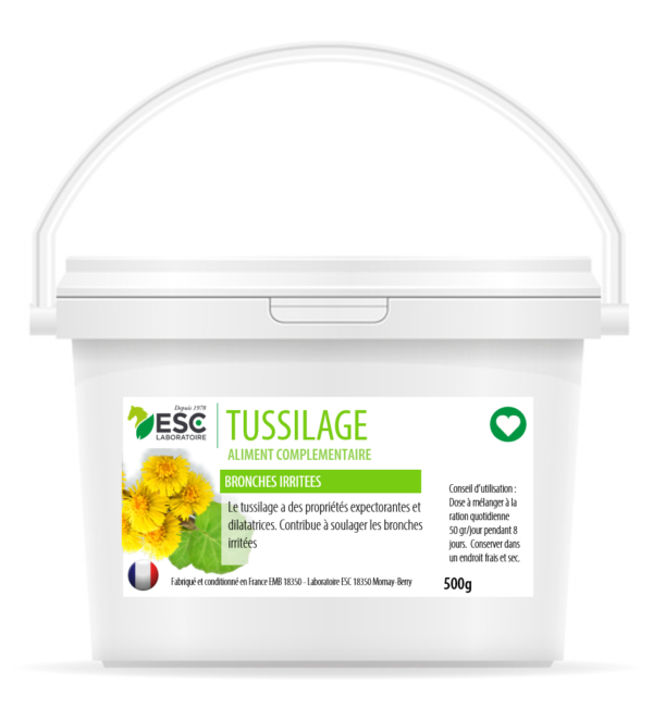 TUSSILAGE - Respiration et encombrement des bronches cheval - Plante pure