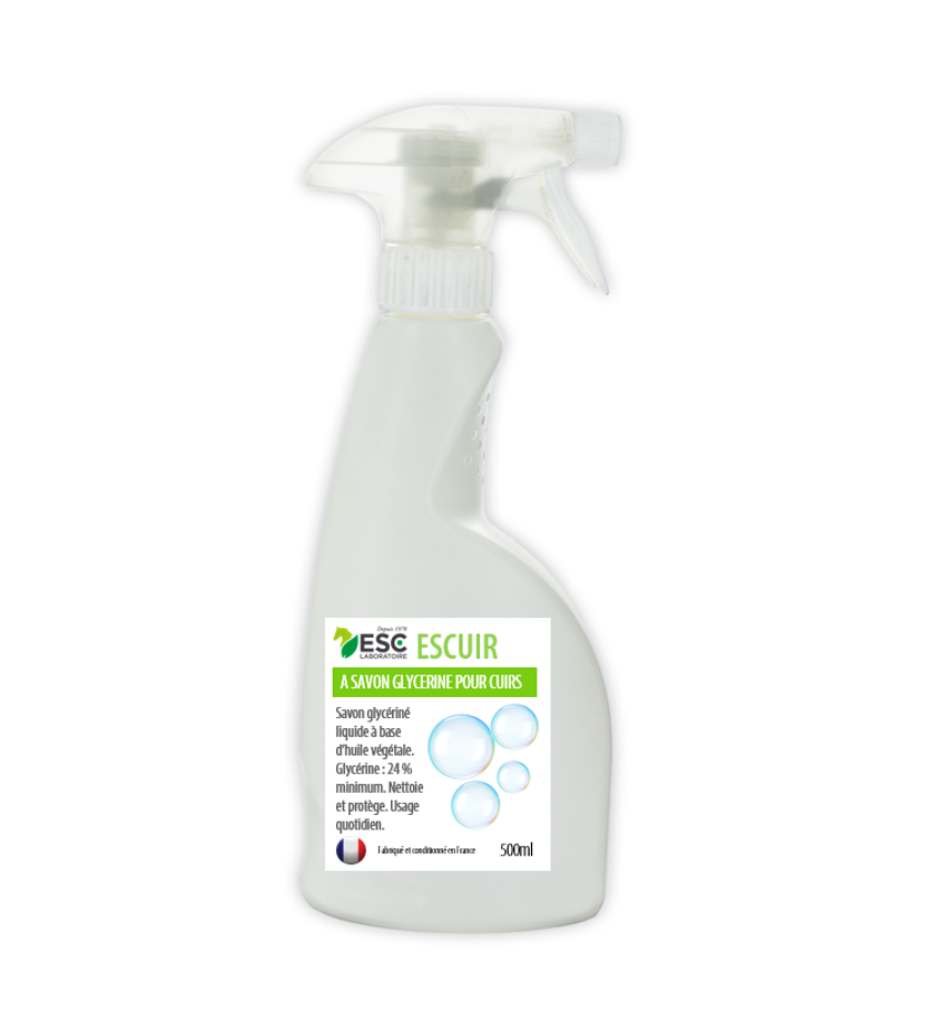 ESCUIR SPRAY - Entretien des cuirs cheval - Savon glycériné liquide - ESC  Laboratoire