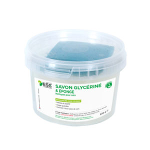 SAVON GLYCERINE + EPONGE – Entretien des cuirs
