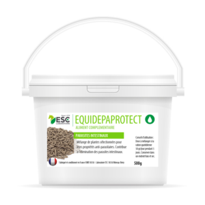 EQUIDEPAPROTECT – Parasites intestinaux cheval – Complément enrichi à base de plantes