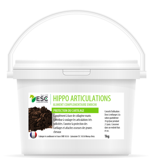HIPPO ARTICULATIONS - Renfort articulations cheval - Complément enrichi en collagène marin