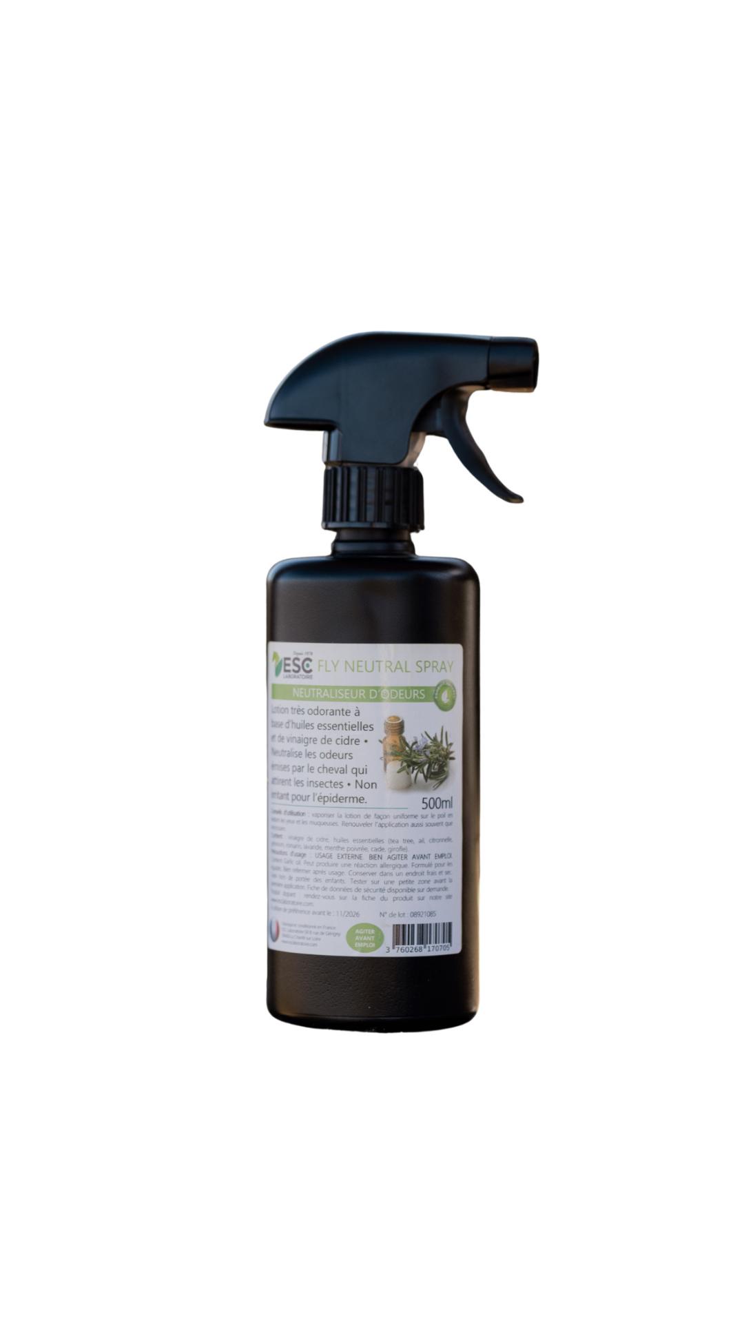 Fly neutral spray ESC Laboratory fly spray horse