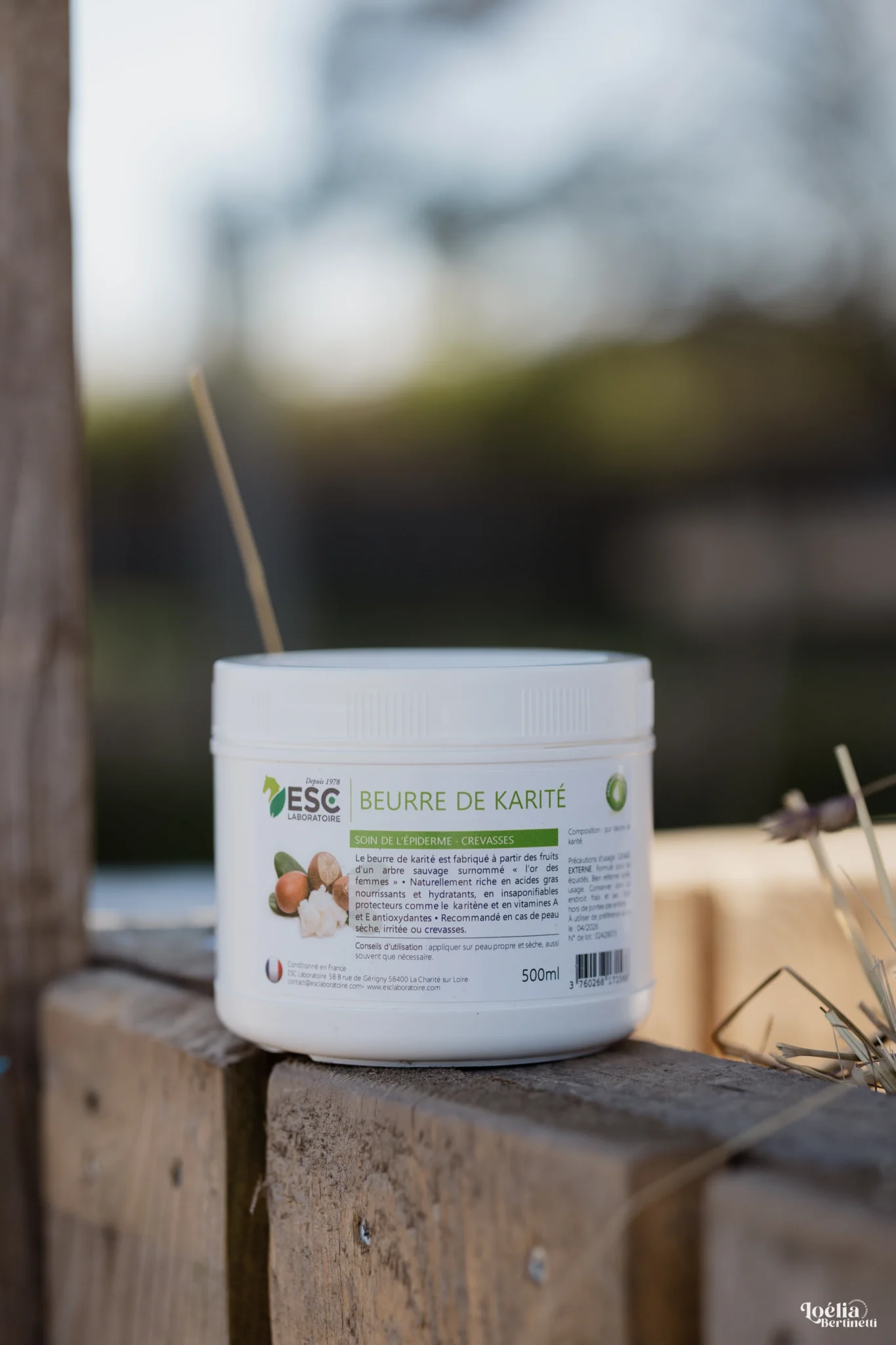 Beurre de karité cheval présentation - ESC Laboratoire