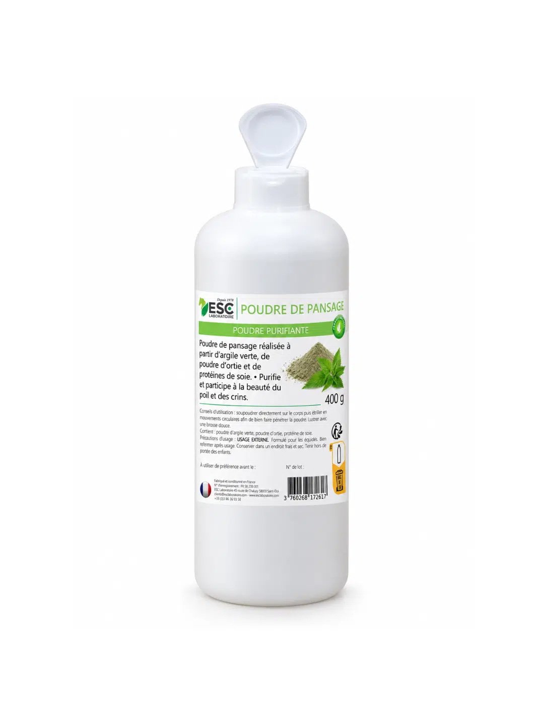 Poudre de pansage d'ESC Laboratoire
