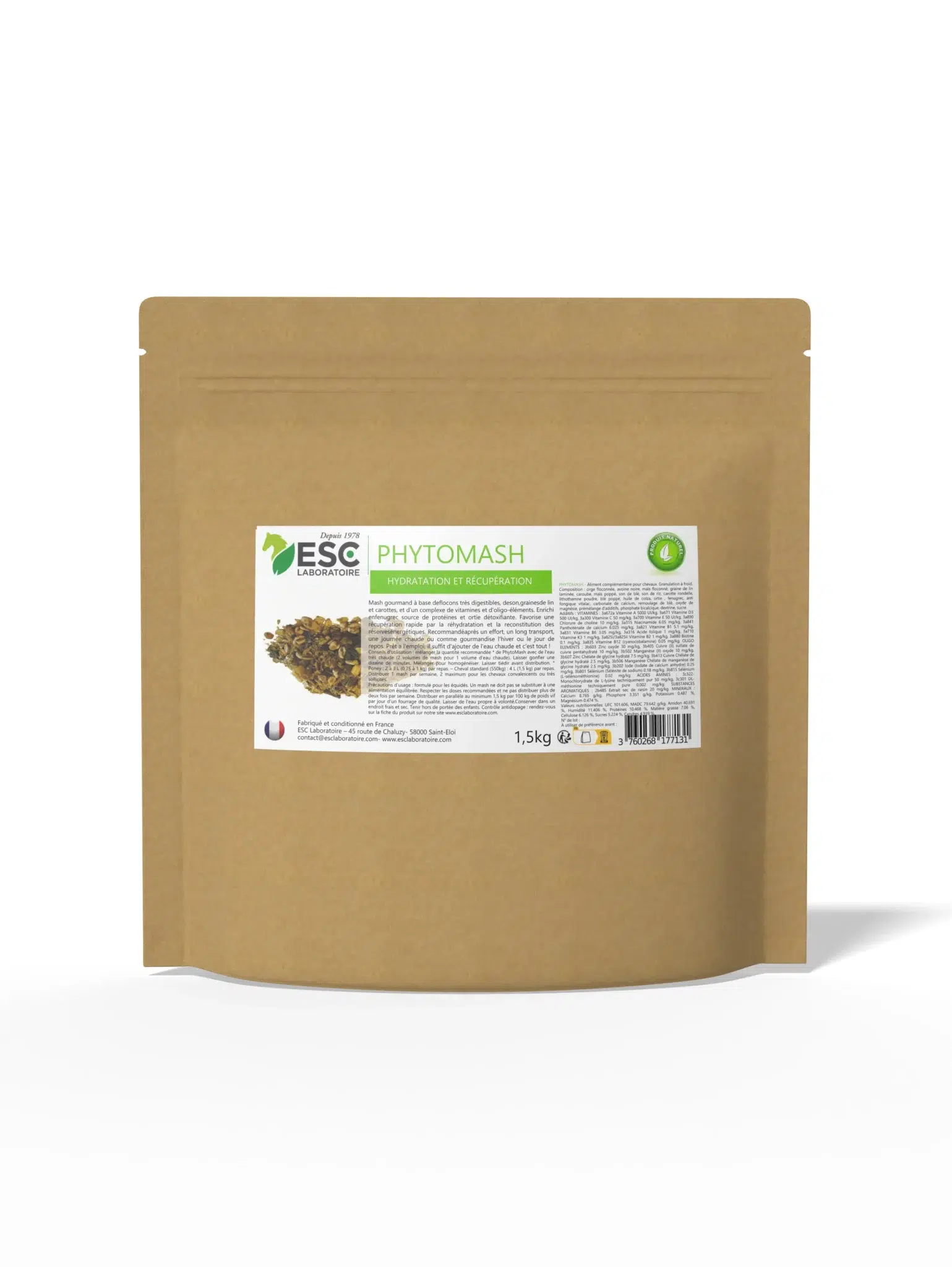 Phytomash ESC Laboratoire mash horse