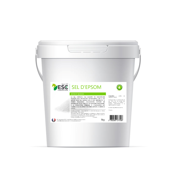 Sel d'Epsom (Sulfate de Magnésium) pour bain