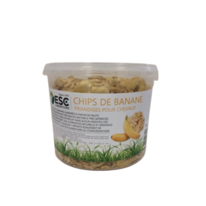 CHIPS DE BANANE Cheval – Friandises sans sucres et naturelles