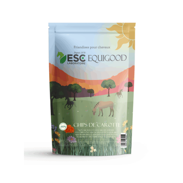 CHIPS DE CAROTTE Cheval - Friandises sans sucres et naturelles