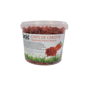 CHIPS DE CAROTTE Cheval – Friandises sans sucres et naturelles