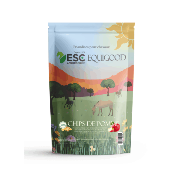 CHIPS DE POMME Cheval - Friandises sans sucres et naturelles