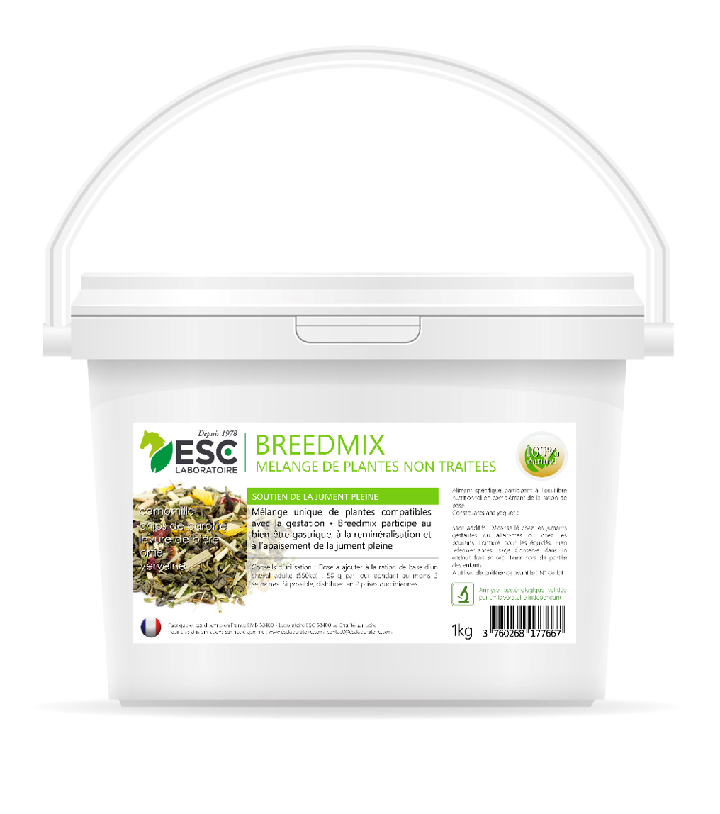 BREEDMIX - Well-being gestation and lactation mares - Mixture of plants