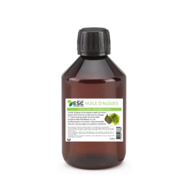 Huile d'algues omega 3 cheval