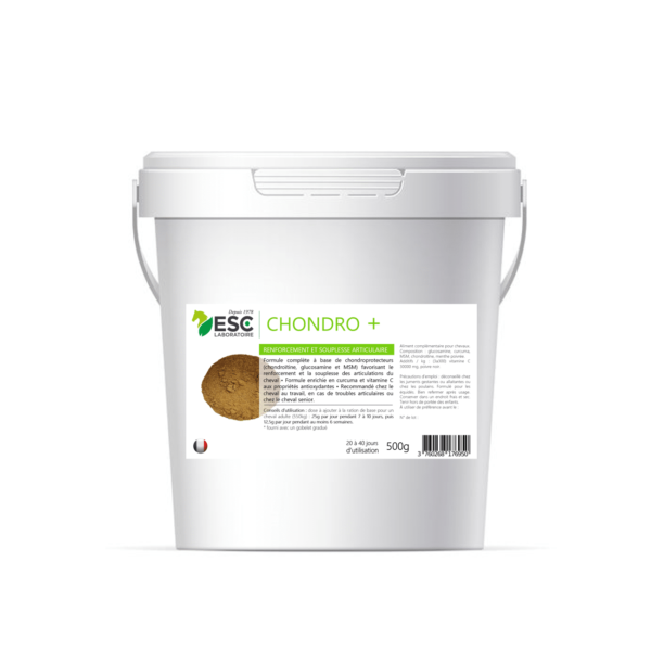 CHONDRO + - Chondroprotecteurs et Curcuma - Renforcement et souplesse articulaire cheval